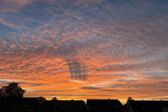 Abendrot im Rhein-Neckar-Kreis